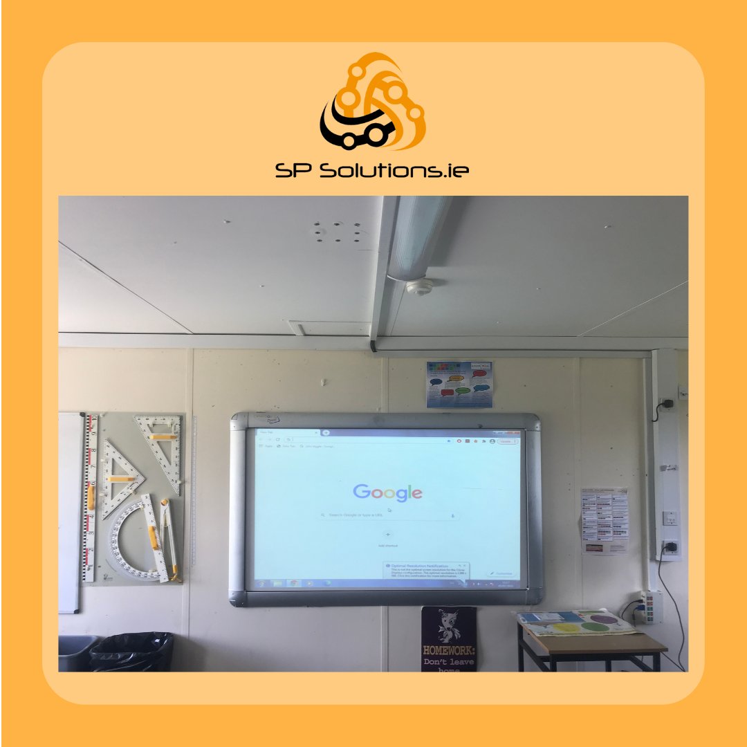 Long throw #Epson projector recently fitted in to a mathematics room. This school also chose the option of a wall mounted termination kit 😃