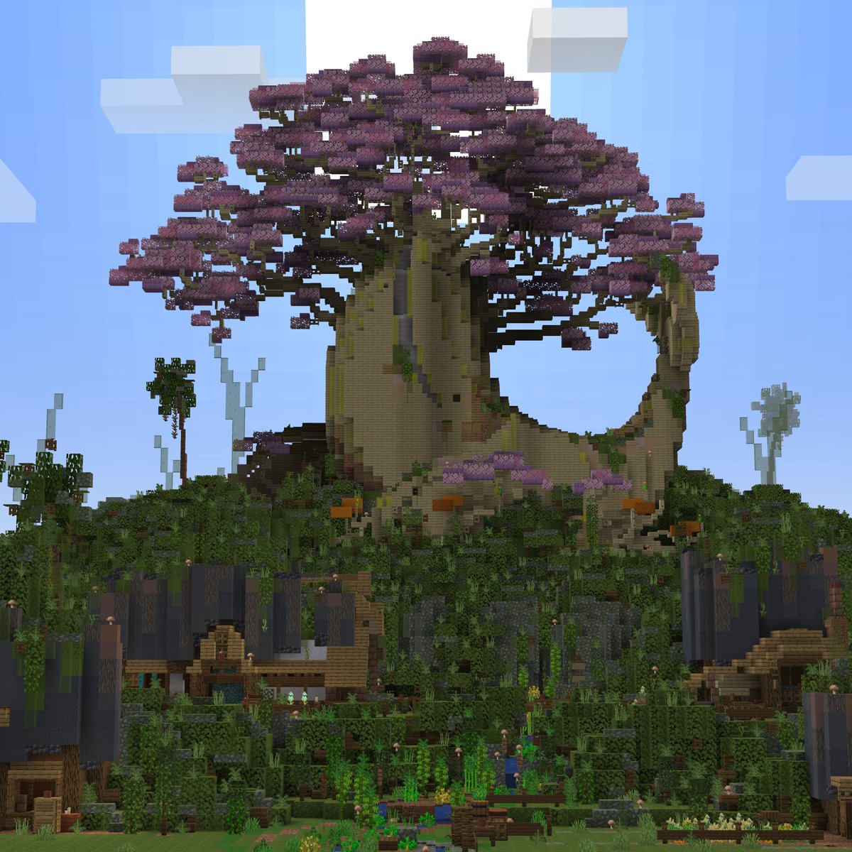 Whale Village.
#Minecraft #minecraft建築コミュ