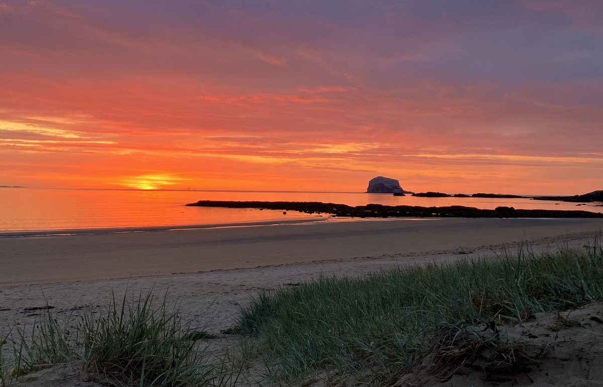 This view at North Berwick this morning makes getting up so early worthwhile