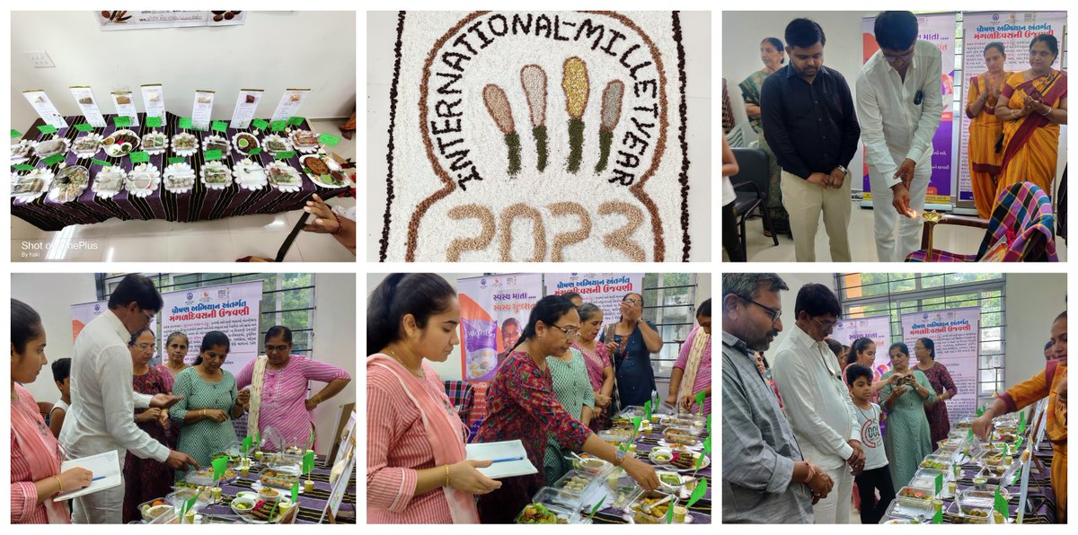 #MILLETYEAR2023 ઉપલેટા તાલુકામાં આઈ.સી.ડી.એસ. વિભાગ દ્વારા ઘટક કક્ષાએ મિલેટ સ્પર્ધાનું આયોજન કરવામાં આવ્યું હતું.<a href="/BhanubenMLA/">Bhanuben Babariya</a> <a href="/nirala_kk/">KKNirala</a> <a href="/DDORAJKOT1/">District Panchayat Rajkot</a> <a href="/RajkotIcds/">District ICDS Office, Rajkot</a> <a href="/UNICEFIndia/">UNICEF India</a> <a href="/CollectorRjt/">Collector Rajkot</a> <a href="/MinistryWCD/">Ministry of WCD</a> <a href="/WCDGujarat/">Women & Child Development, Govt of Gujarat</a> <a href="/BansariSavaliya/">Bansari Savaliya</a> <a href="/IcdsJetpur/">Icds,block Jetpur,District Rajkot</a> <a href="/POSHAN_Official/">POSHAN Abhiyaan</a> <a href="/sonalzala81/">Vala Sonal</a>