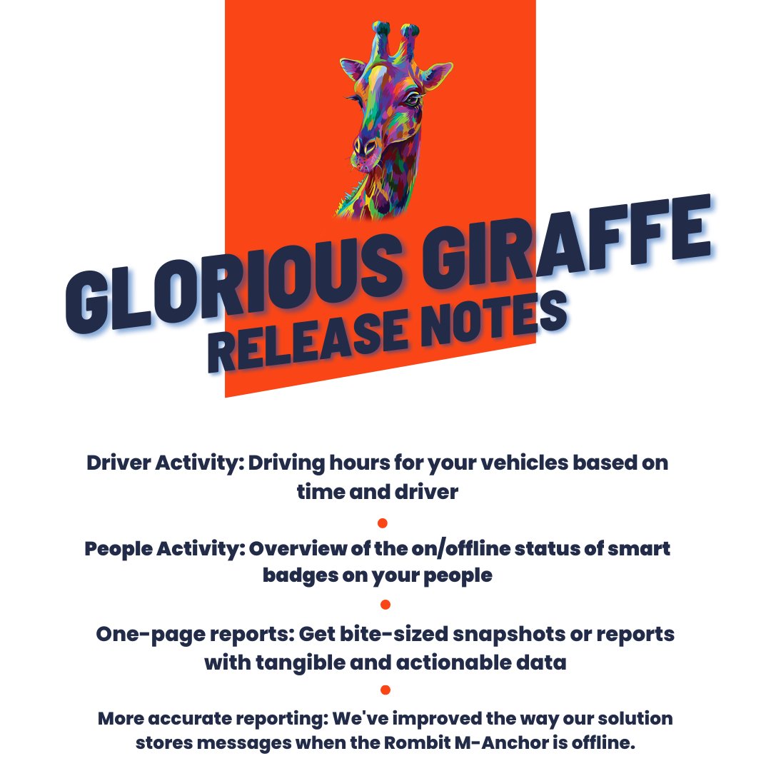 Rombit_com's tweet image. Wondering what we will release soon? Here is a teaser for you 🦒
Contact us and find out how these features will benefit you and your colleagues! 📞
#rombit #safety #softwarerelease