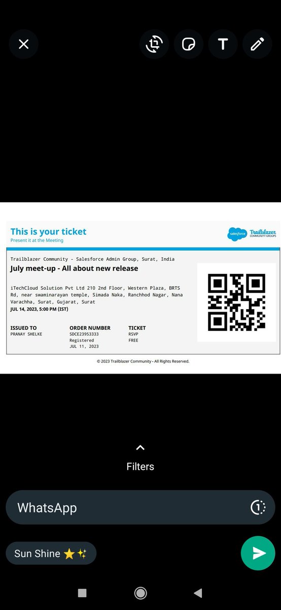 <a href="/SFDC_Surat/">Surat Salesforce</a> 
14/7/2023
#Today's meet up,  # surat, #sfdc, #salesforce #itechcloudsolutionpvtltd ltd , attend <a href="/all/">ALL Accor</a>