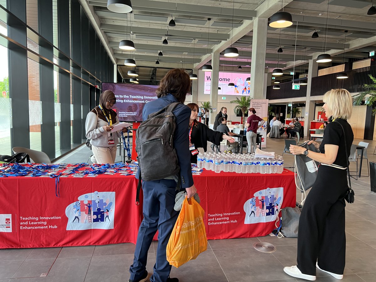 StaffsTILEHub's tweet photo. Excited for the #TILEConference at @StaffsUni!
Don't forget to swing by the reception at Catalyst Building to grab your name tag, scheduling copy, and some awesome free swag!
Let's enhance learning together. See you there! ๐โจ #StaffsTILEc #ProudToBestaffs #HigherED https://t.co/VPzLJ6IFBU