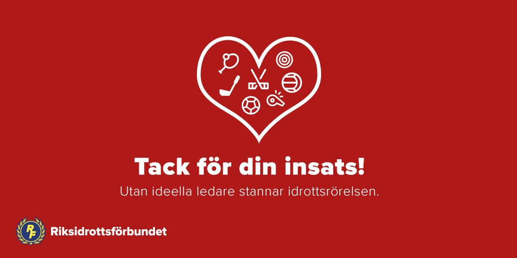 Hoppas just du får en välförtjänt sommarpaus - så du som idrottsledare kan fortsätta #göraskillnad #idrottentillsammans