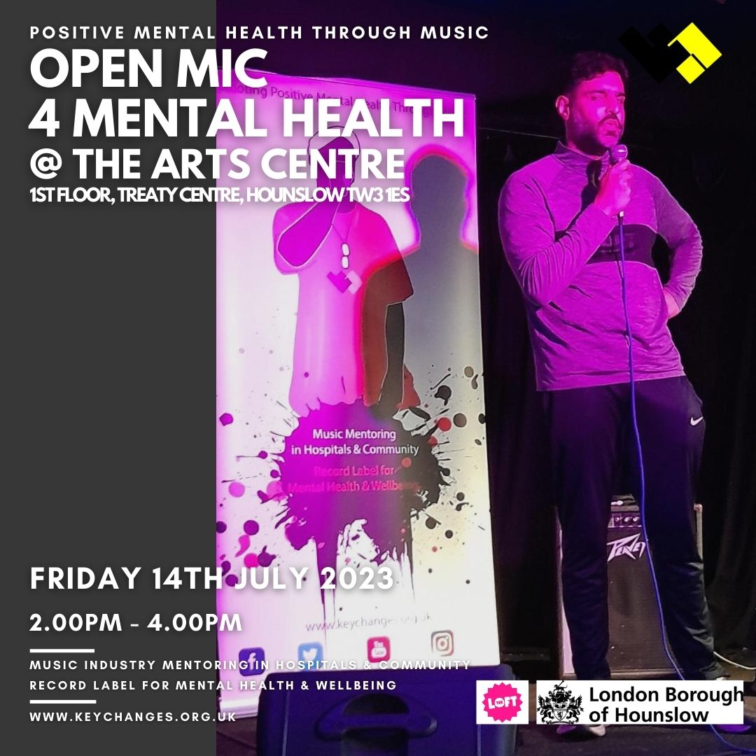 key changes (@keychangesmusic) on Twitter photo Our Open Mic session brings the community together - live performance boosts artists' confidence & self-esteem + challenges stigma & discrimination around mental health issues <a href="/HounslowConnect/">Hounslow Connect</a> #hounslow #community #openmic #positivity #MentalHealthAwareness Our Open Mic session brings the community together - live performance boosts artists' confidence & self-esteem + challenges stigma & discrimination around mental health issues <a href="/HounslowConnect/">Hounslow Connect</a> #hounslow #community #openmic #positivity #MentalHealthAwareness
