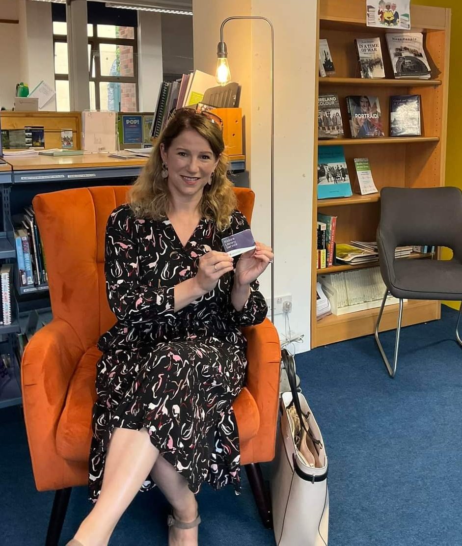 Thank you @kildarelibrary and #NaasLib for such a lovely event last night, and to everyone who came along. My last event before a few weeks break, and one of my highlights of #TheLastLifeboat tour! 💙🧡 Please support your local library. They really are a amazing resource. ☺️📚👏🏻