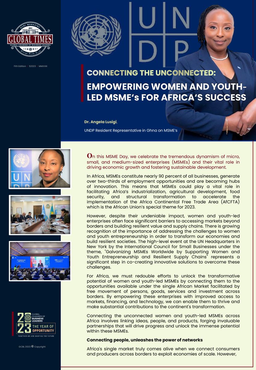 gcbl_org's tweet photo. We are always there when positive changes need to be undertaken. Congratulations to @UNDPGhana for all your endeavours. As an inevitable basis for fruitful cooperation. 
#EmpoweringWomen #EmpoweringYouth #Africa #Success 

#GCBL #TheGlobalTimesMagazine https://t.co/rHJFv39uDX