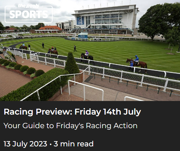 NEWMARKET FESTIVAL 🏇 & Wimbledon 🎾: With another great day of racing and tennis ahead of us, make sure you check out The Pools for a variety of previews and specials! thepools.com/news/previews/… #AD 18+. BeGambleAware. UK only. T’s&C’s apply. #pools #Newmarket #Wimbledon