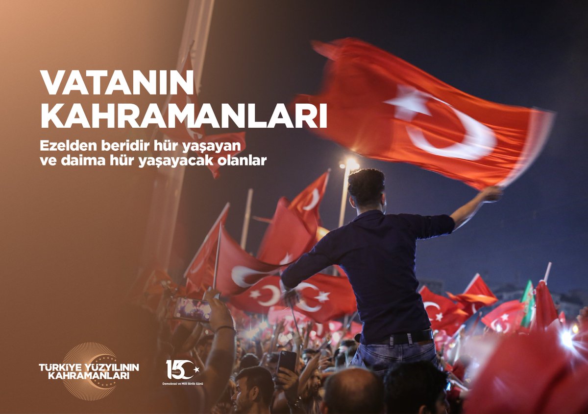 🇹🇷🇹🇷🇹🇷
#TürkiyeYüzyılınınKahramanları 
#15Temmuz