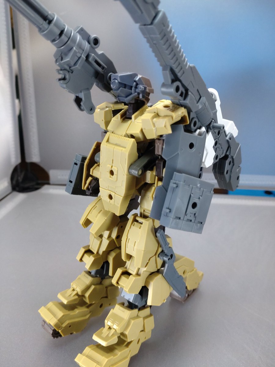 LECROSSBONES's tweet image. #30MM地球連合軍
 #30MM古代都市戦 
 #30MM 
スフィンクス
連合軍の砲戦機体
スーパーロングレンジビーム砲とビームバルカンを装備し空中、海上の敵勢力に攻撃を加えていく