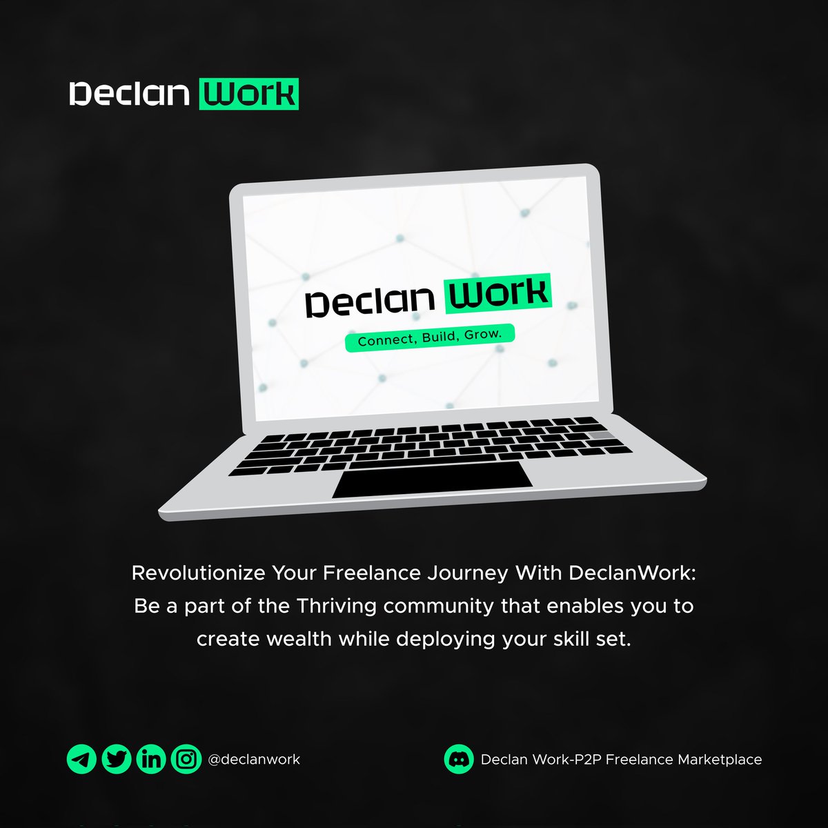 declanwork's tweet photo. Exciting Opportunity for #Freelancers! 🤭

#DeclanWork operates on a #token economy powered by the @flow_blockchain.

Stand the chance to get rewarded in $Flow for active participation, high quality work, &amp; community contributions.👇

https://t.co/hqOrq6h1Be

#buildwithflow
#Web3 https://t.co/1azpzZSIyV