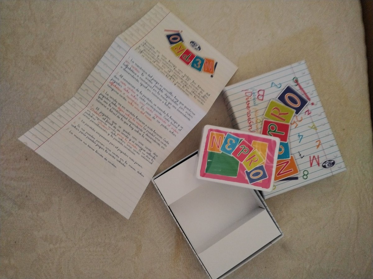 🚨Sorteamos un Juego "ORDEN"🚨
El Juego Educativo que ayudará en el aprendizaje a los más peques.
Ahora puedes tener Suerte y conseguirlo en Nuestro Sorteo.
Condiciones:
-Siguenos en Tweeter.
-Dejar un comentario de con quién compartirías y jugarías a "ORDEN"
-Retuitealo 😉