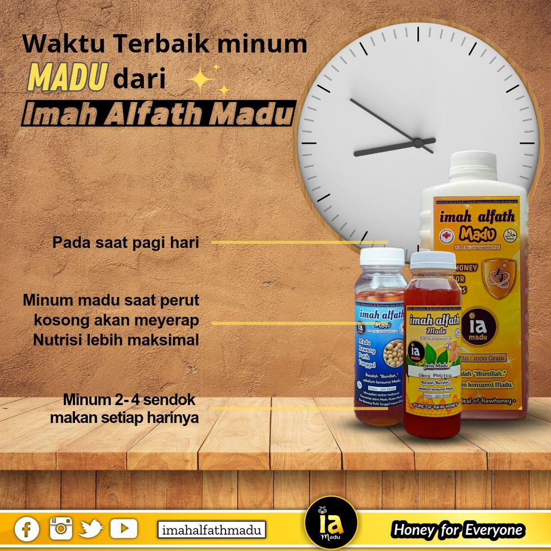 The best time to consume @imahalfathmadu 's honey 🍯
.
#art #photooftheday #instagram #madu #honey #indonesia #maduasli #madumurni #madu #maduanak #madusarang #sarangmadu #info #zaidulakbar #imahalfathmadu