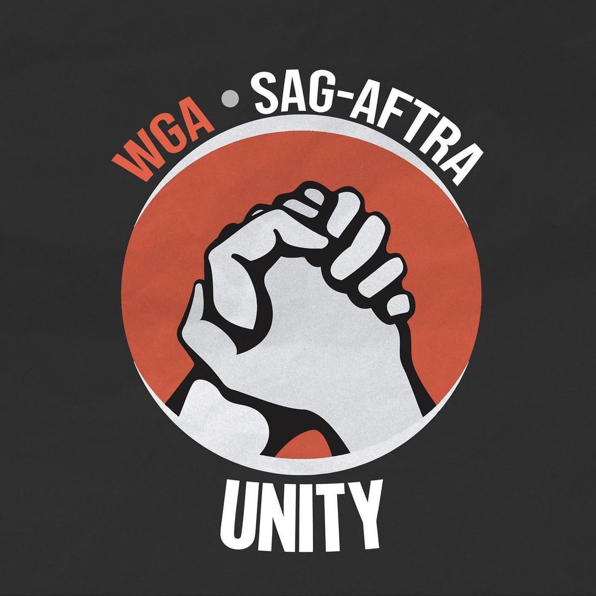 My post on my work will now be in support on how We stand together! Union solidarity! #wga #sag/aftra Let us all hope for a quick resolution in all of this! 🌌🎭🎬🎞️📽️