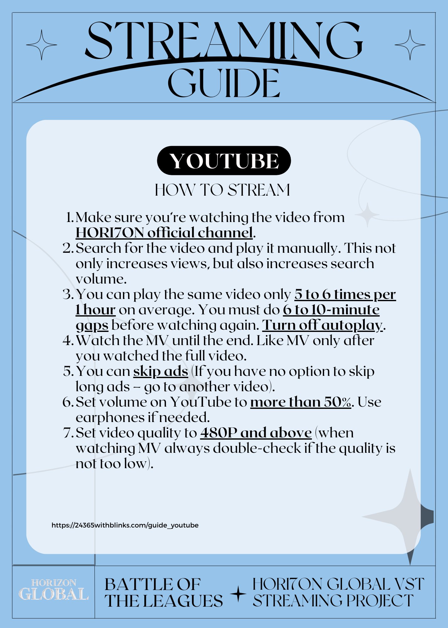 HORI7ON GLOBAL VST on Twitter: "[⚔️] Streaming Guides "The roadmap ...