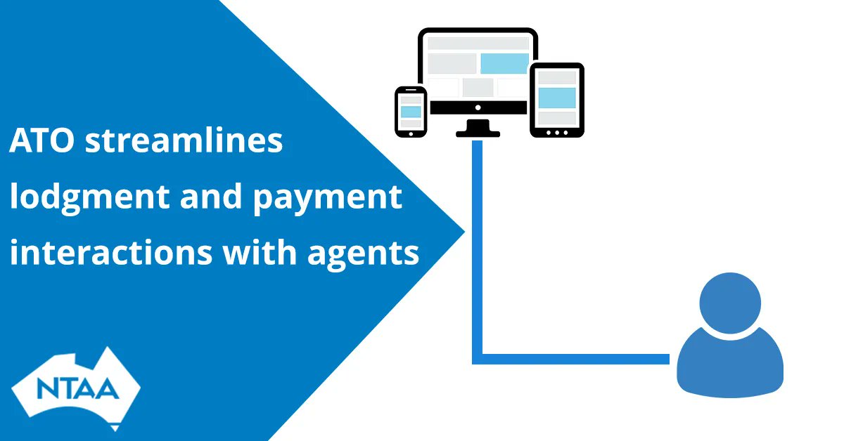 ATO streamlines lodgment and payment interactions with agents buff.ly/43sxjQ1 
#ATO #NTAA #Taxagents #streamline
