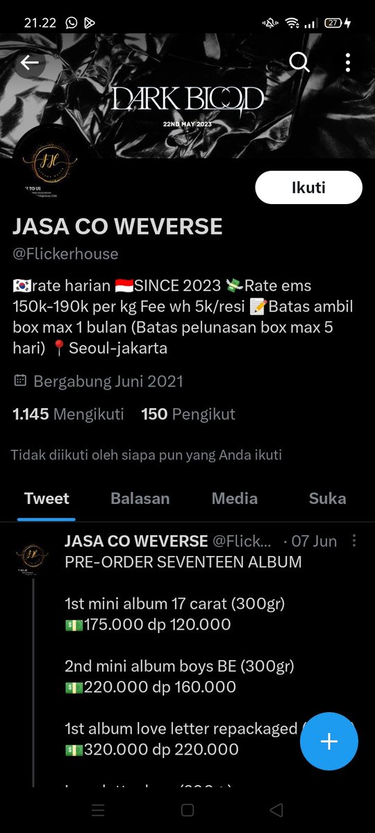 HELP RT

Owner dan admin yang katanya "warehouse" padahal GO tidak bertanggung jawab

A thread