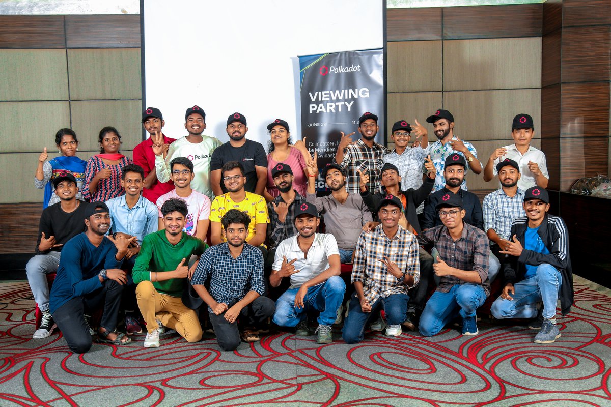 maggi_varsh's tweet photo. 🎉It was an absolute blast organizing the @Polkadot Decoded Viewing party right here in Coimbatore! A big thanks to @paritytech for this amazing initiative. 🫡

Continue reading in comments👇
#blockchain #Web3 #Polkadot #PolkadotDecoded #event #Trending https://t.co/8YfTKUgXSx