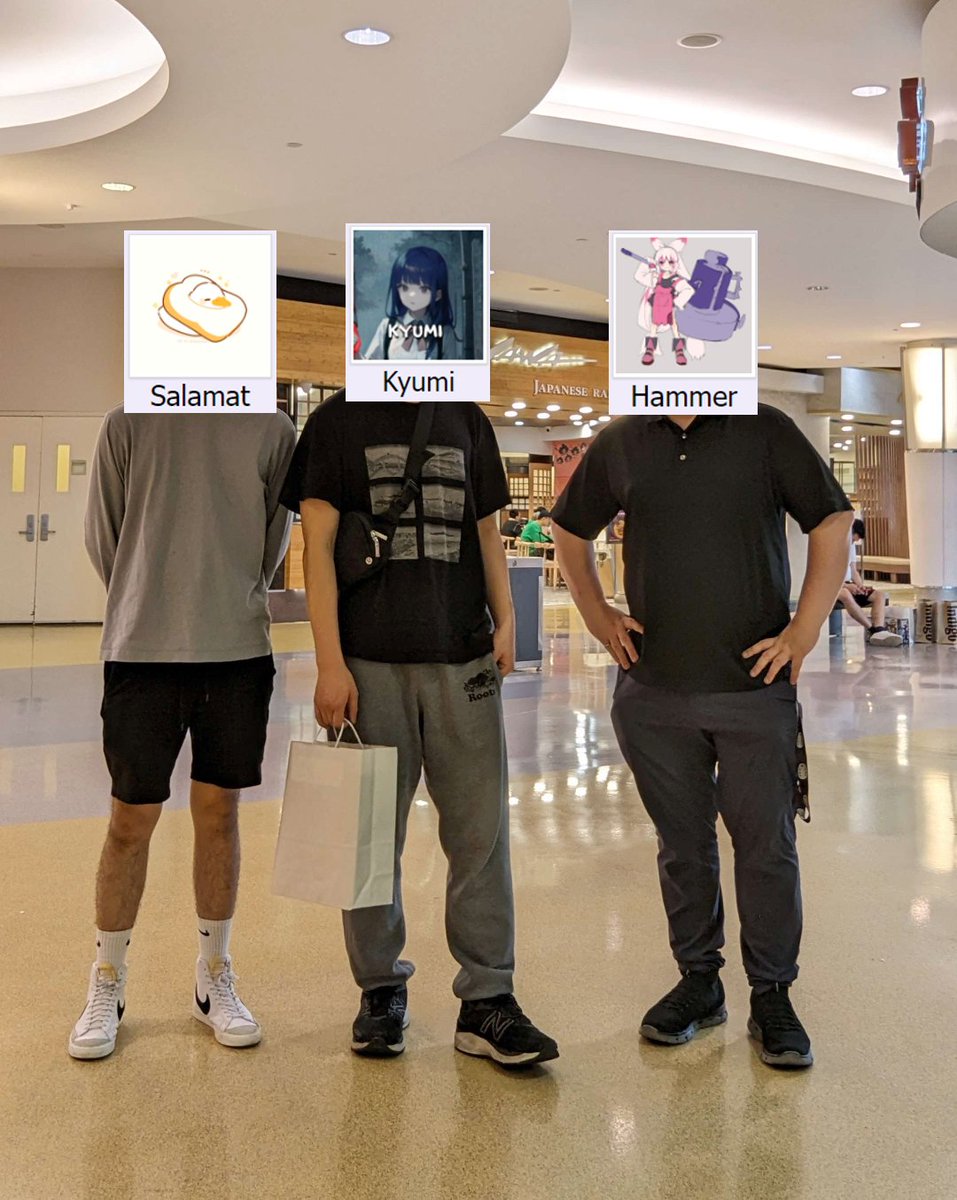 🇨🇦 osu! meetup with #1 Country SS @dahammer__88 and FL god <a href="/kyumiosu/">.</a>

Nice to meet you 🤭