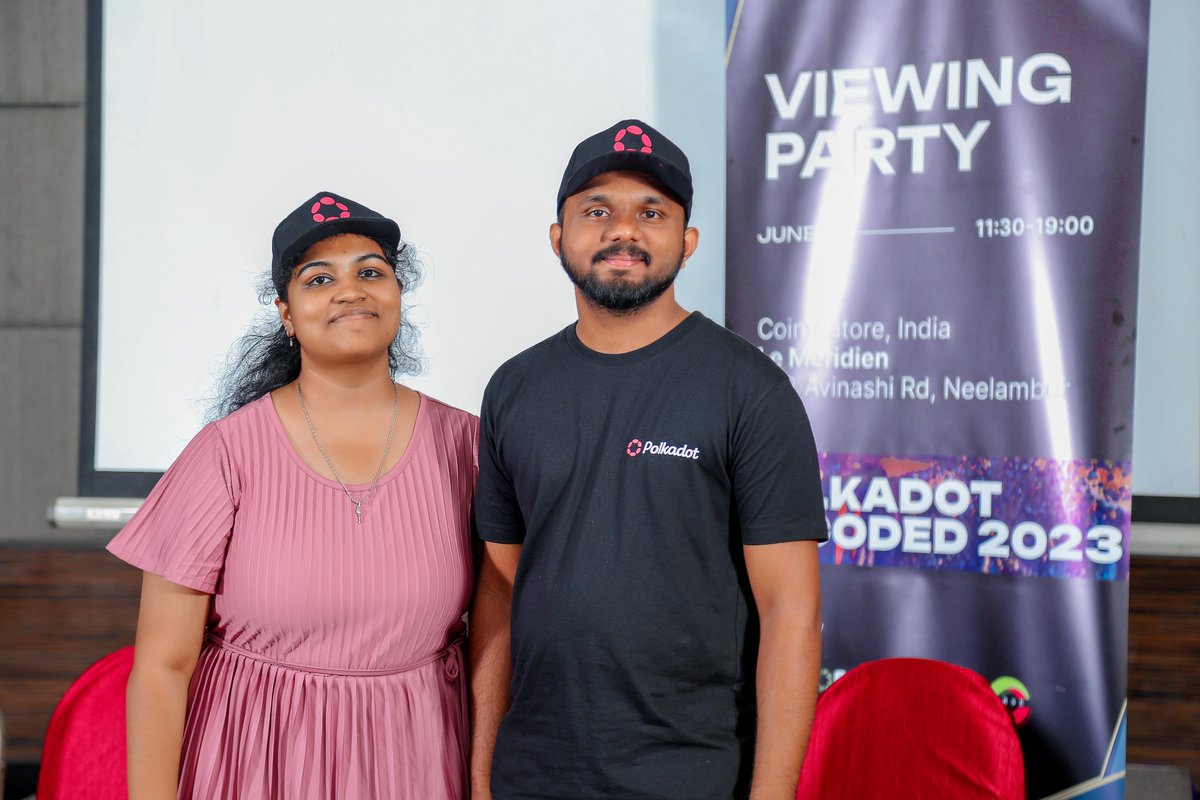 maggi_varsh's tweet photo. As a Polkadot Ambassador candidate, I took the lead in organizing this incredible event, with @indi_verse_dao  and @Cyborg_network_ . A huge thanks to everyone who came out and supported us 👏 Special shoutout to my co-organizer and co-founder, @Beekay2706 , you rock!🙌 https://t.co/AgqjIi46A1