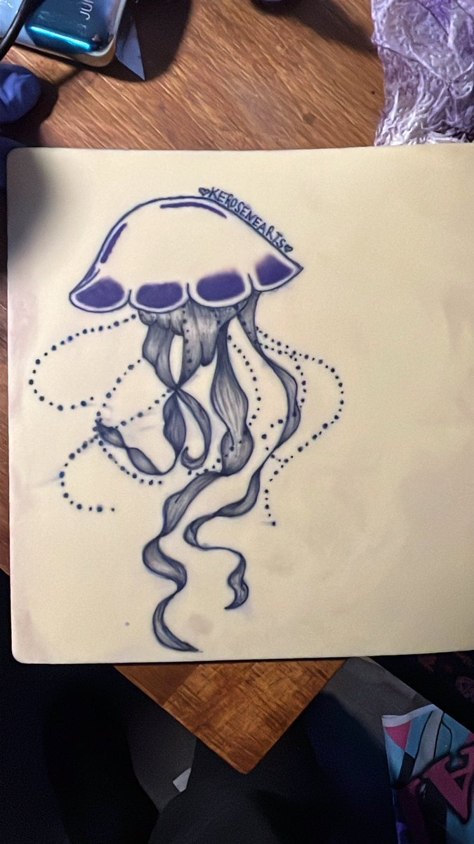 JELLYFISH 
#jellyfish #art #tattoos #tattooartist #ocean #solidink #eternalink #mastarcher #inked #ink #tattooer