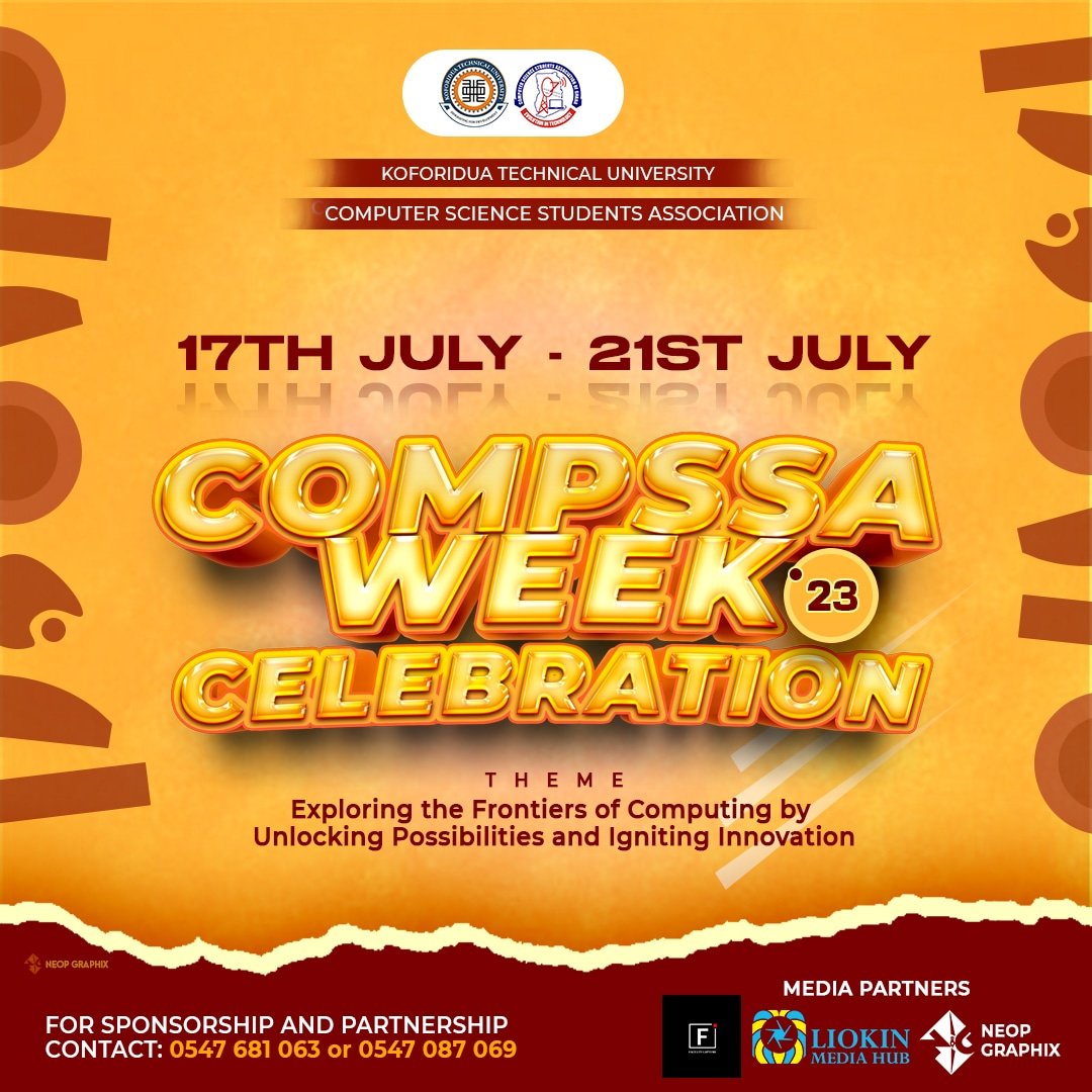 CompssaKtu's tweet photo. COMPSSA WEEK CELEBRATION 2οΈβ£ 0οΈβ£2οΈβ£ 3οΈβ£ π₯³
Exploring the Frontiers of computing...
#compssaktu #trending #compssaktu Tag a compssa Friend in the comment section https://t.co/ItGe7tk4qE