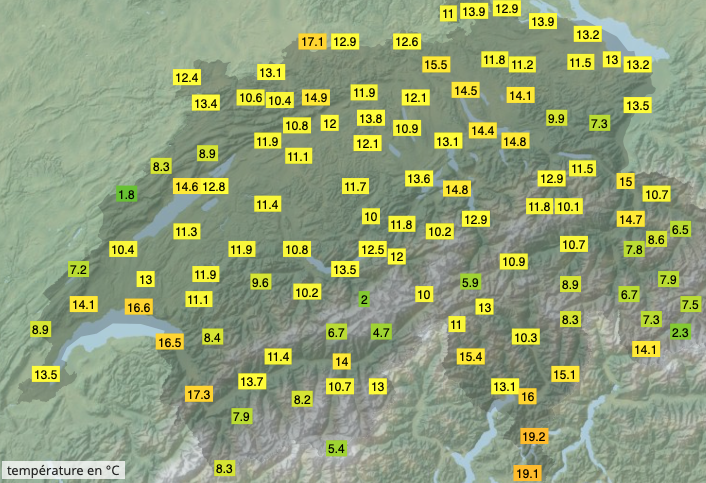 meteonewsSA's tweet photo. Une petite #fraîcheur nous accueillait à l'aube ce vendredi avec 10 degrés à #Delémont et #Mathod et même 2 degrés à La #Brévine! Mais #soleil et #chaleur s'imposeront rapidement partout. Toutes les infos par ici! https://t.co/jOLjrGp1BL (vd) https://t.co/XxNtnBrmwE