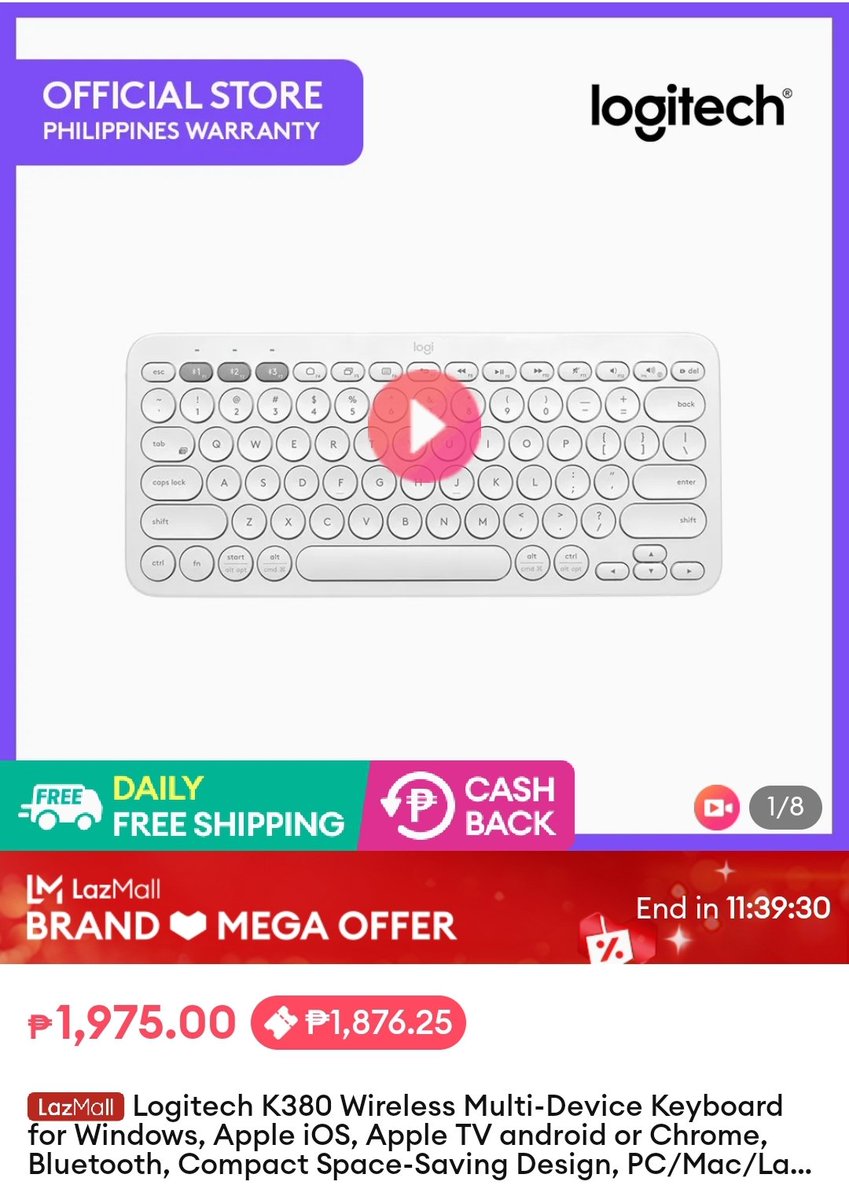 outerspacexair's tweet photo. hellooo baka may inch po sa logitech bluetooth keyboard hahaha here's the price i got from lzd. will be selling for 900 na laaang hehe

rfs: meron na palang bluetooth keyboard dito sa bahay 😅

wts lfb ph (peram tags) bts txt en svt lfm nct exo twice bp https://t.co/ooXJ5zSLQi