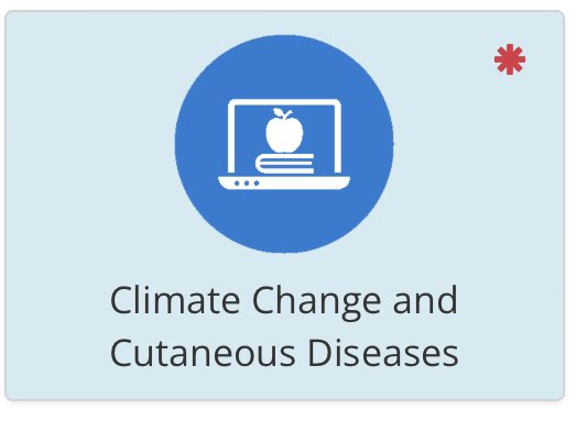 Check out our new #derm educational modules on #climatechange &amp; #skin  recently launched by <a href="/AADskin/">AAD</a>. Go to learning.aad.org &amp; click on “Basic Dermatology Curriculum - All Modules.”Create a login if you don’t have one. Proud to have led this effort w/ a great team!🙏🏻🌏