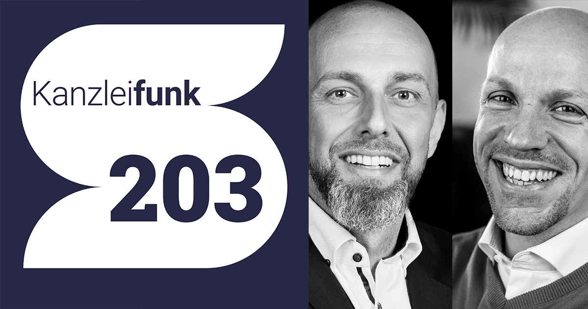 Zu Zweit wollen sie den Kanzleien die Digitalisierung erschließen: Mike Krenzien und Sebastian Neumann sind digitalapes. Besonders auf dem Feld der Mail-Kommunikation und deren Automation wollen die „digitalen Affen“ mit den Kanzleien am Hochreck turnen.

steuerkoepfe.de/?p=32617