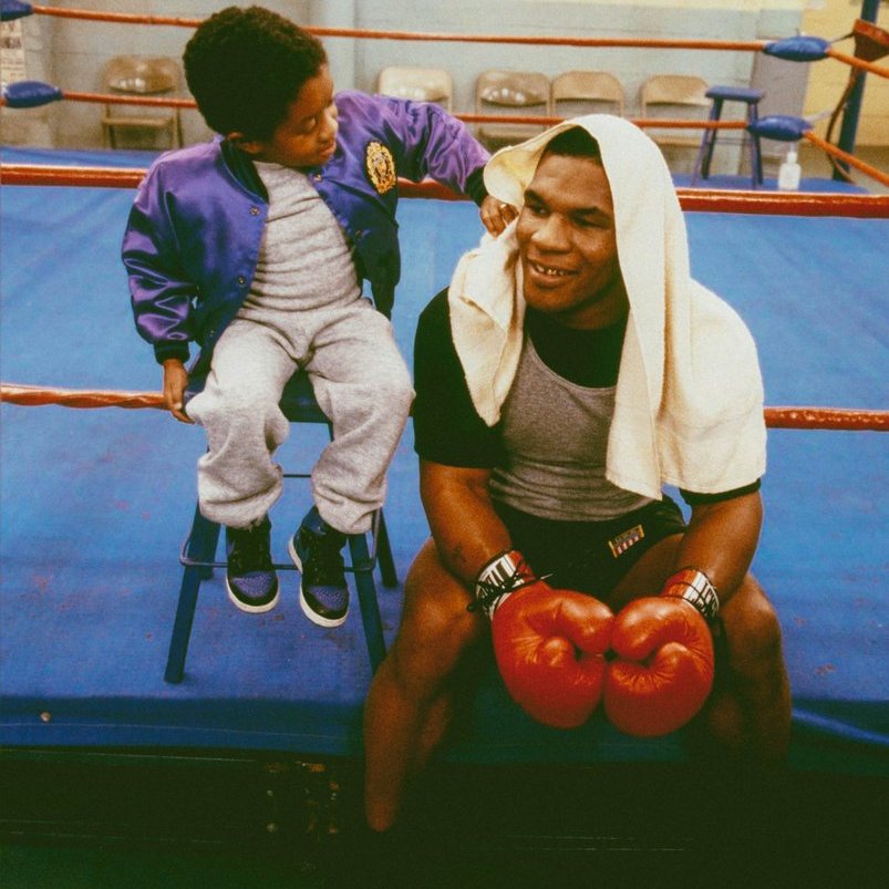 Boxing History on Twitter "Emmanuel Lewis and heavyweight champion Mike Tyson filming an