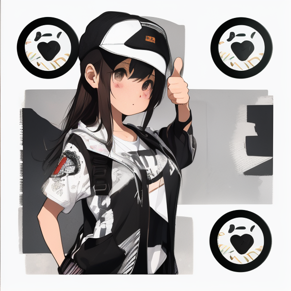 nobu00740's tweet image. QRArtを作ったら結構かわいいのでけた。明日か明後日に動画にします。
#AI美少女 #QRArt #AIart  #AIイラスト