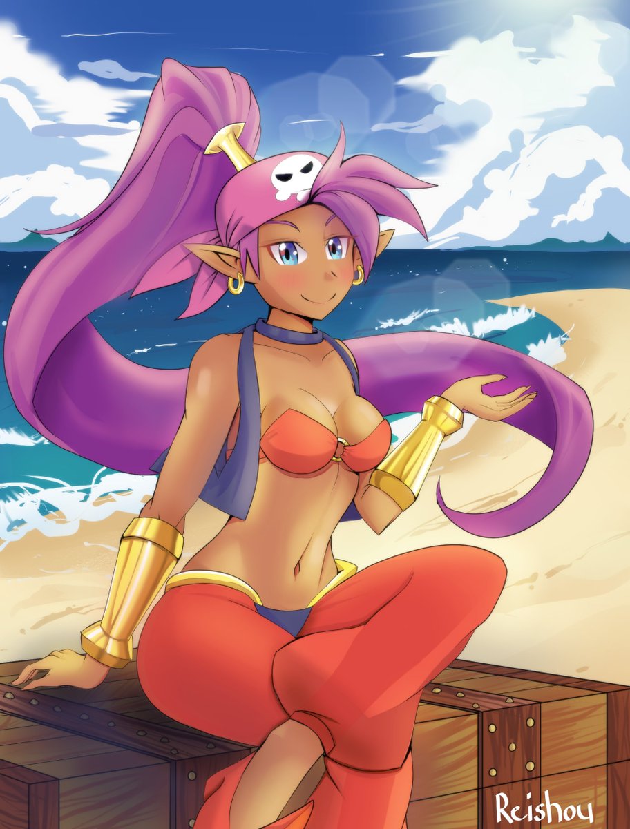reishoudraws's tweet photo. Shantae the Half Genie. https://t.co/o5nI3uAYIa
