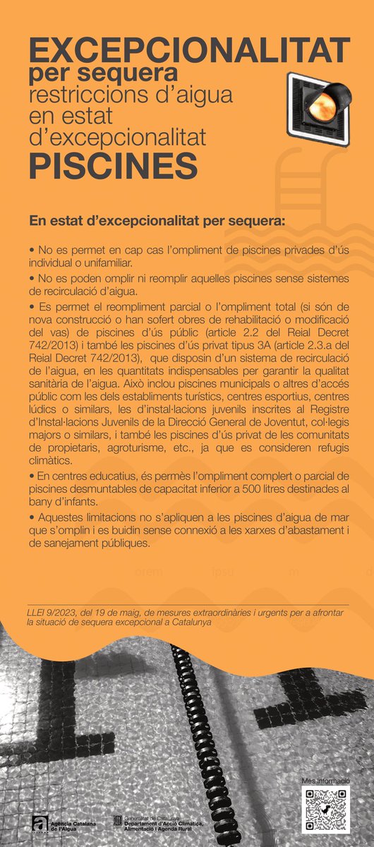 AjAvinyo's tweet photo. ℹ️ Mesures d’excepcionalitat per sequera que s’apliquen al municipi d’Avinyó https://t.co/dFyMDEvLSI