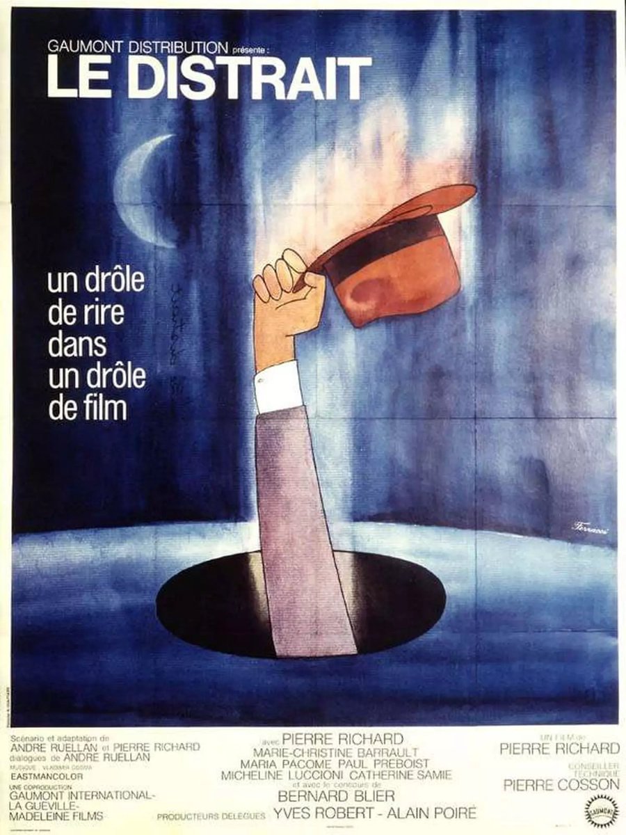 merlinpapin3's tweet photo. .@FredOL69007 .@tbarnaud #WatchingClassicsChallenge2023 Juillet (Maria Pacôme) avec le film (redécouverte) #LeDistrait de Pierre Richard (1970) avec Pierre Richard Bernard Blier Marie Pacôme Paul Préboist Marie Christine Barrault