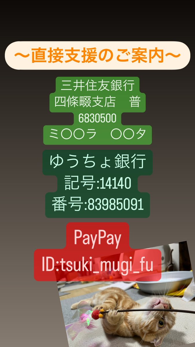 rheghMjbAuFKj3E's tweet photo. 【🆘📢ふう君FIP 闘病中】
🆘🆘大至急 #拡散希望 ‼️

⚠️目標達成しないとご支援が届きません⚠️
🆘🆘残り4️⃣3️⃣日、達成率2️⃣0️⃣％でご支援停滞ぎみです。
お薬を頑張るふう君が治療を継続できますよう今一度皆様の応援拡散、フォロー、ご支援ご協力をお願い致します🙇
https://t.co/zuGrU5n7CU https://t.co/mYEHYUNr2L