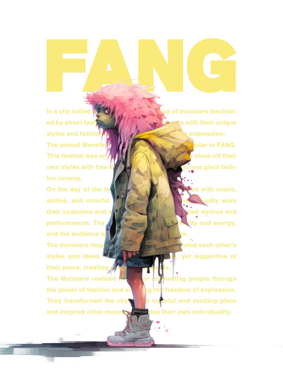 FANG_NFT's tweet photo. FANG #13  
#nft #nftjapan #nfts #nftart #nftartist #nftcollector #fashion #streetfashion #monster #opensea #crypto #fang https://t.co/ZY7w3NABmC