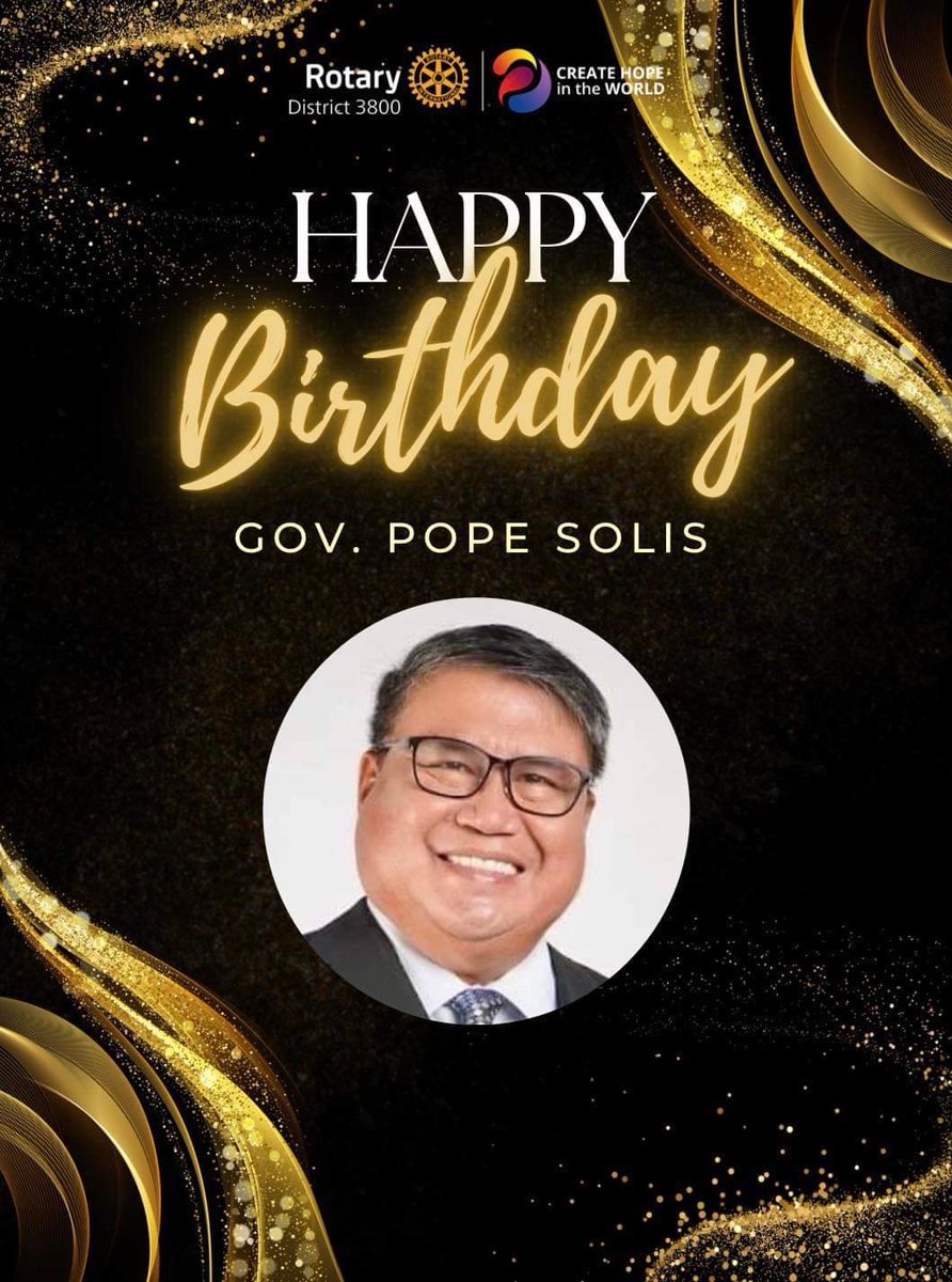 LakeshoreRizal's tweet photo. Happy Birthday Rotary International District 3800 Hope Creating Governor Pope Solis! Wishing you a wonderful and HOPEfull year as you serve our Rotary District!
#HopePope
#RotaryCreatesHope
#CreateHopeInTheWorld
#RCLakeshoreRizal https://t.co/yklGSG4BsA