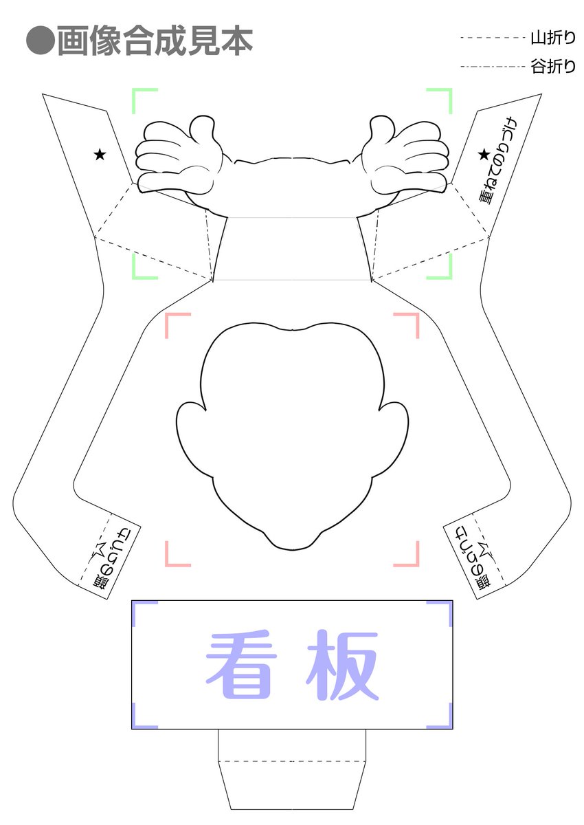 自分で好きなむつさんをデザイン出来るテンプレートを付けときます。著作権とかケチな事云わないのでじゃんじゃん作ってください(※むつさんはフリー素材ではない)君はどんな俺むつさんを作るのかな!?