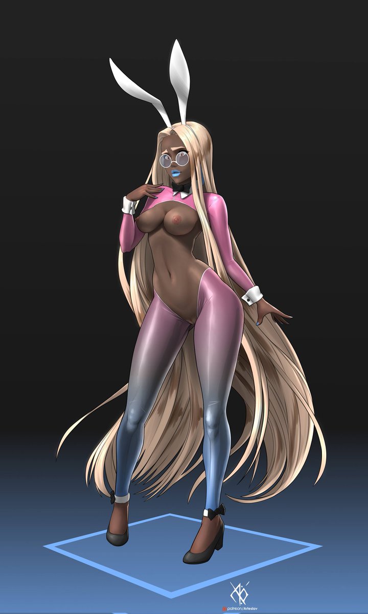 arteslav's tweet photo. Athma tries bunny suits 😅 https://t.co/ZqMlUqe1hb