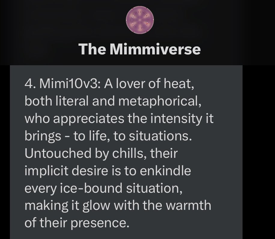 thanks to everyone for joining me in the Mimmiverse tonight... so fun! 🫶