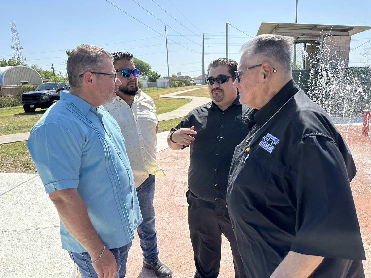 Iceengineers's tweet image. Today’s West Haven Splash Pad Ribbon Cutting Ceremony. Working together for our Community #cityofcorpuschristi  #nuecescounty #icengineers #mammoth