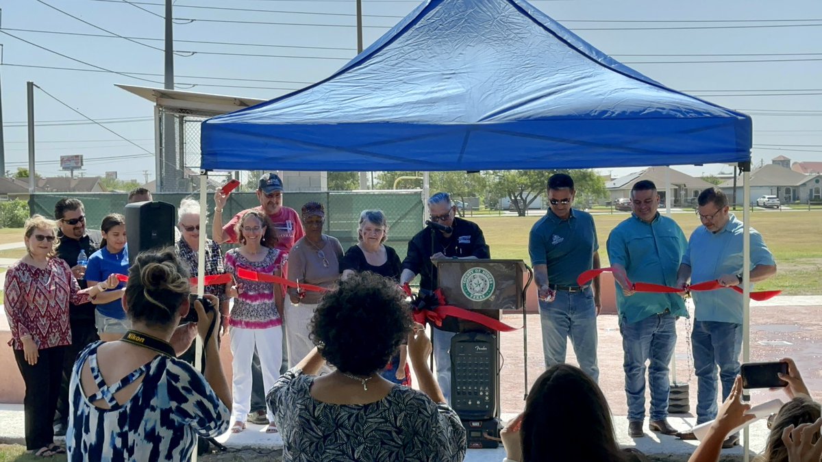 Iceengineers's tweet image. Today’s West Haven Splash Pad Ribbon Cutting Ceremony. Working together for our Community #cityofcorpuschristi  #nuecescounty #icengineers #mammoth