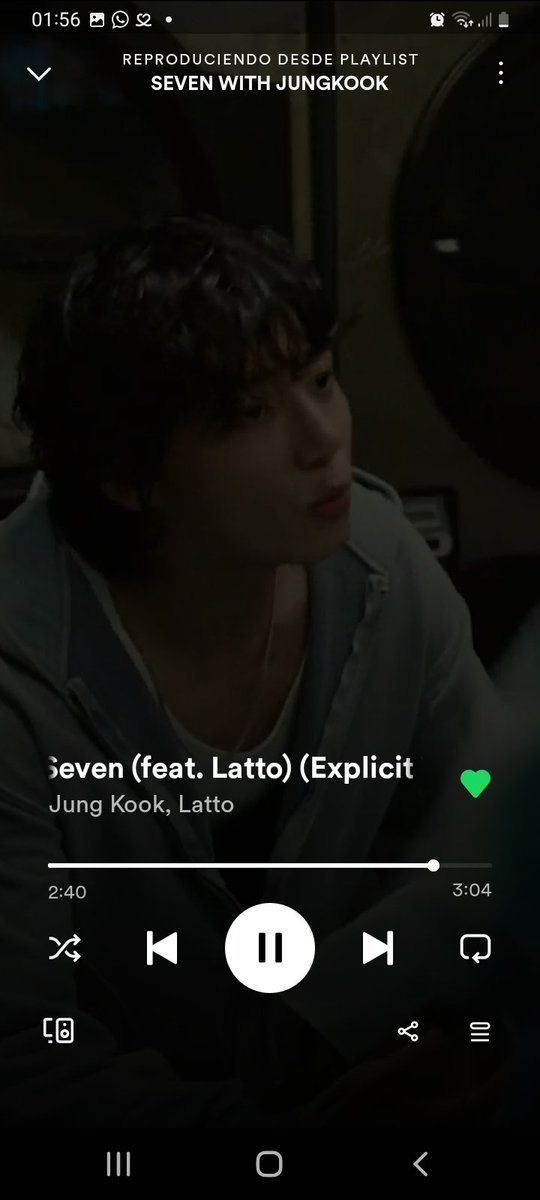 sugadboy's tweet photo. — Apoyemos el primer trabajo de #JUNGKOOK como solista y alcancemos las metas. ¿Qué andan escuchando y en qué plataforma?

I can't stop listening #Seven solo by #JungKook of @BTS_twt feat. @Latto. https://t.co/oGjLaasR9R