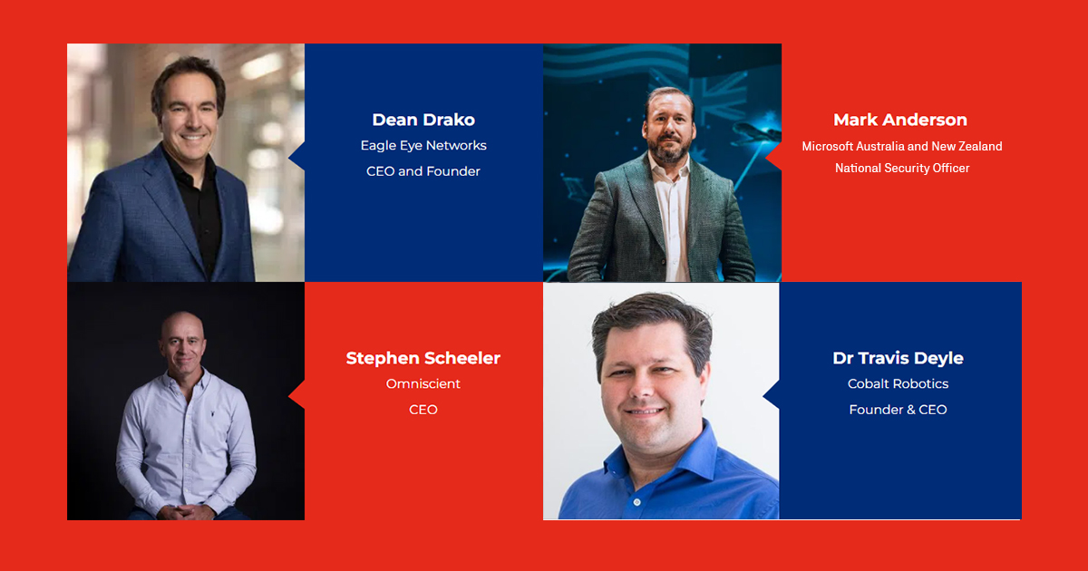 Conference Dean Drako, Eagle Eye Networks USA, Mark Anderson Microsoft, Stephen Scheeler, former CEO of Facebook ANZ & Travis Deyle, Founder and CEO of Cobalt Robotics USA. Andrew Cooke, FIFA Womens World Cup & Sam Grunhard Home Affairs: https://t.co/kJ6DtuDc0R

@Security_Expo https://t.co/pkc9Rw18W2