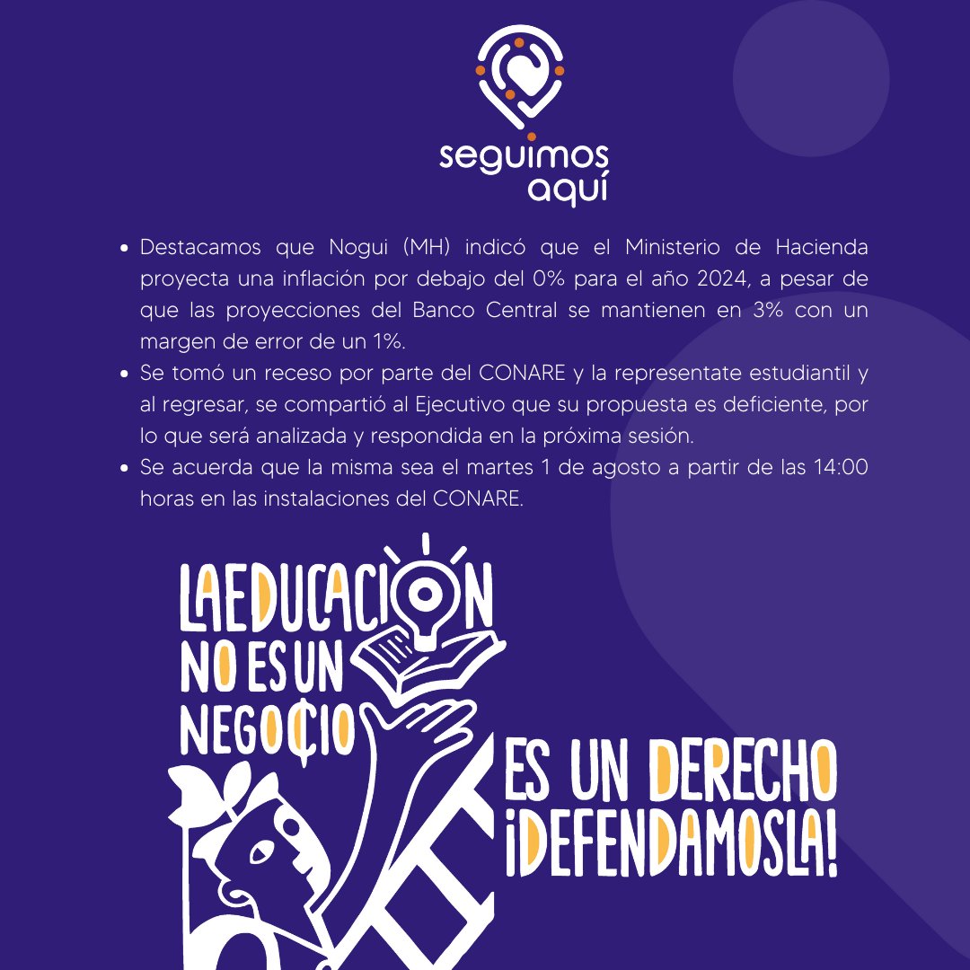 Les compartimos lo discutido a lo interno de la sesión 07-2023 de la Comisión de Enlace, llevada a cabo el 13 de julio de 2023 en Casa Presidencial