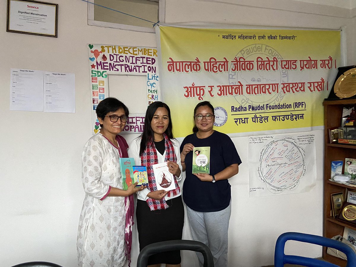 foundation_rp's tweet photo. It Was great meeting on #DignifiedMenstruation with Sangita Rokaya (Mount Everest Climber & Activist)
#dignifiedmenstruation2023 #MountEverestClimber #SRHR https://t.co/XekB3ksa0W
