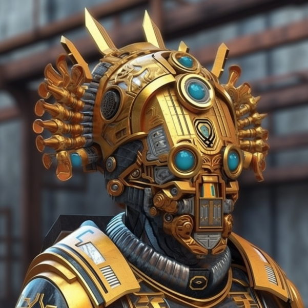 Opendream_ai's tweet photo. Sci-fi Mayan God Armors
#RobodebtRC #Robotics #Robot #art #artfight2023 https://t.co/OeFIANklWr