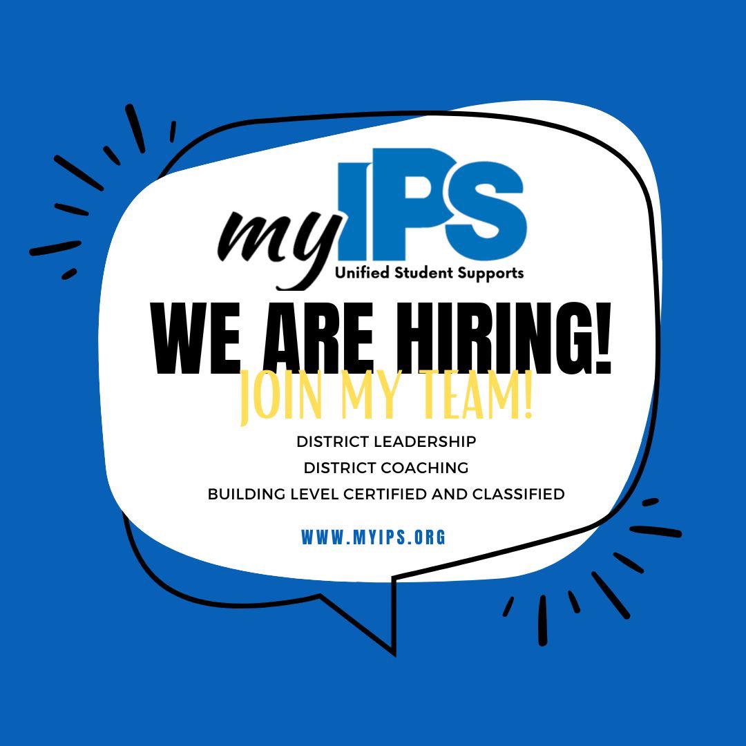 lpr63001's tweet photo. Come make a difference in a child’s life and be a part of something special! We are a district with momentum proving to all, just what IS possible! #thisisUSS #ProudtobePublic #MyIPS #ProvingWhatsPossible https://t.co/fIscHpJ3WQ