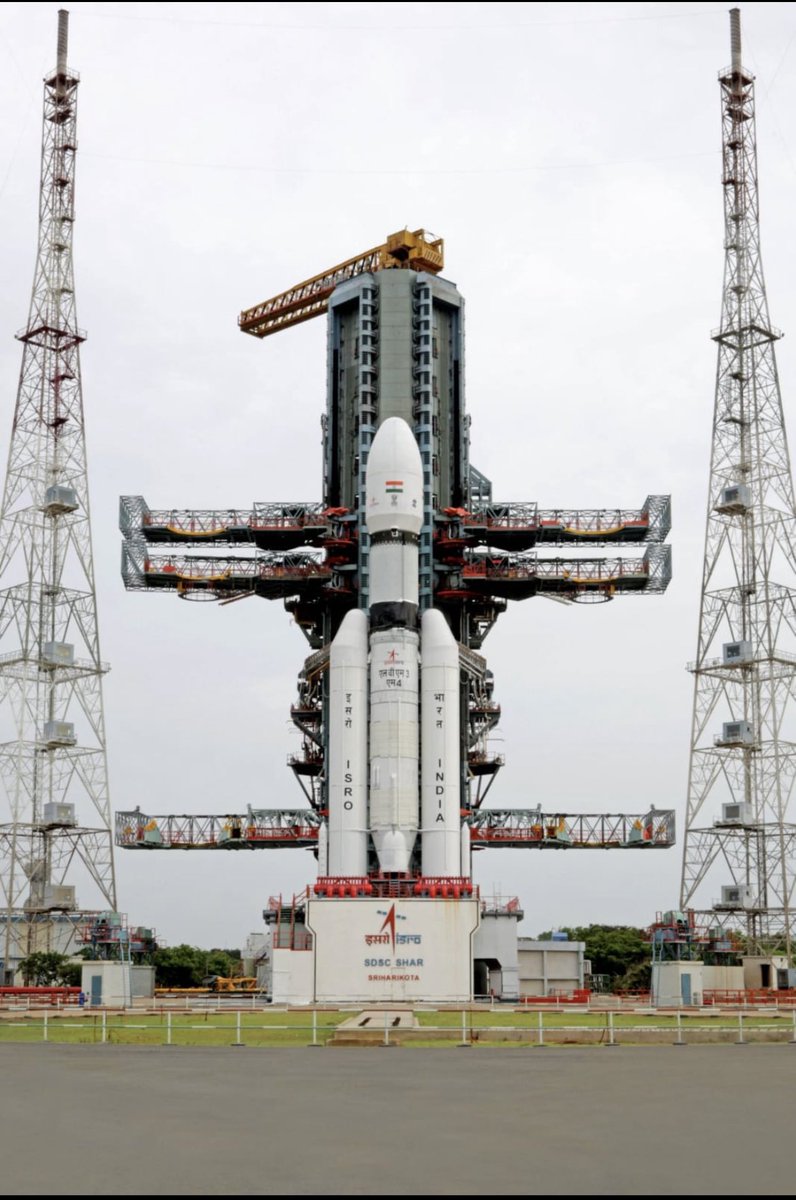praj9495's tweet photo. #ISROs Chandrayaan-3, third lunar exploration mission to take off from Dhawan Space centre AP. 
Three main objectives are Safe and soft landing, rover operations in the moon and lastly scientific experiments on the moon surface. 
My best wishes to all the @isro scientist. https://t.co/1QbtiL0eCy